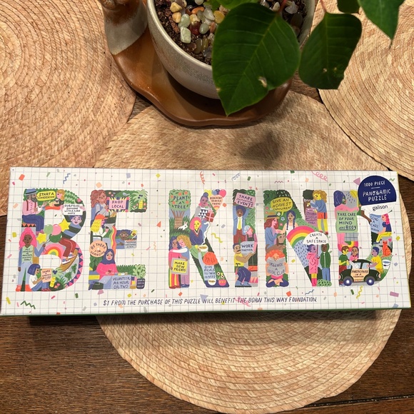 GALISON BE KIND 1000 PIECE PANORAMIC PUZZLE - Picture 2 of 3
